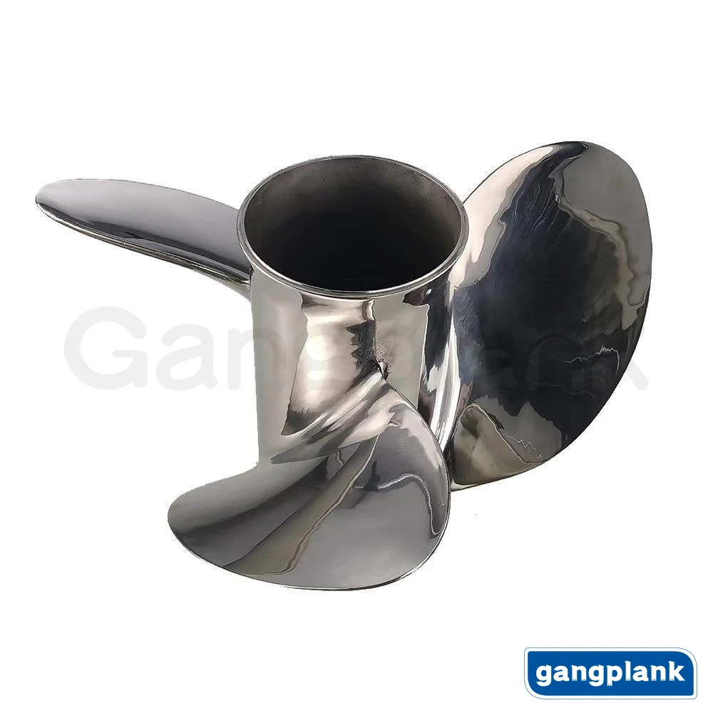 Outboard Motor Propeller Stainless - 16X17 المروحة لياماها الفولاذ المقاوم للصدأ