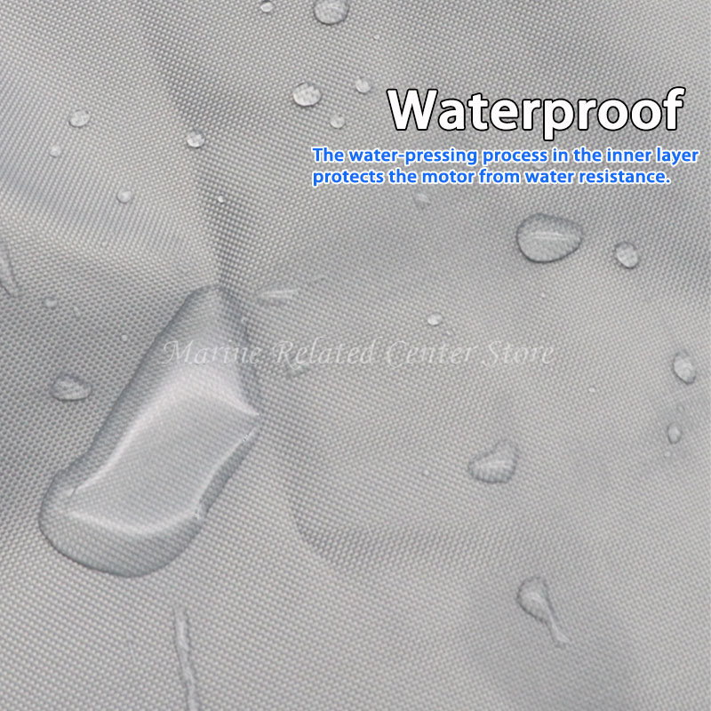 Outboard Motor Cover Waterproof - غطاء محرك خارجي كامل للقوارب 420D