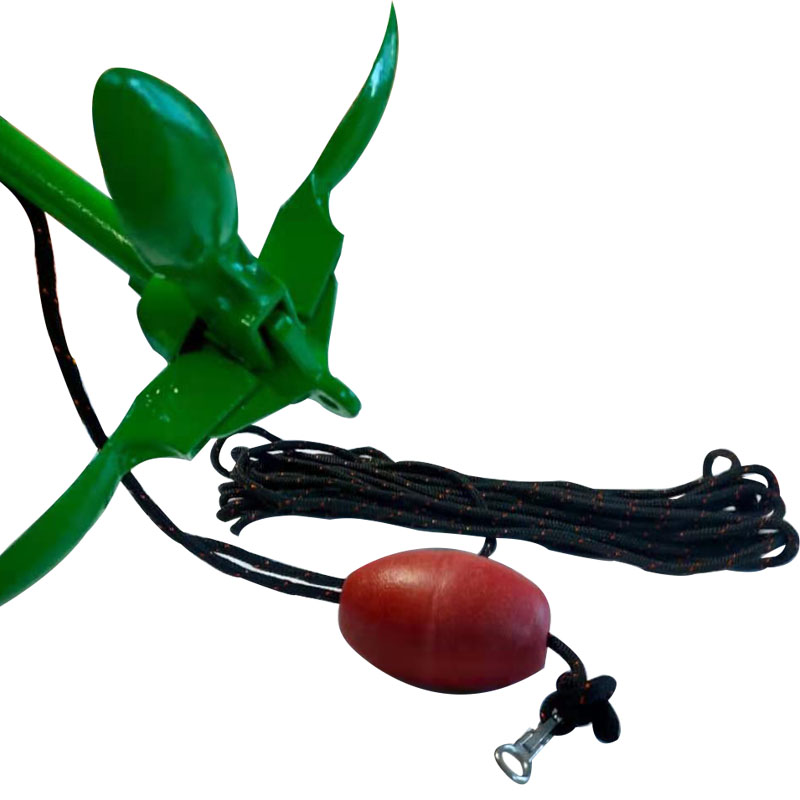 Boat Anchor Kit Galvanized - مركبة بحرية 1.5 كجم مرساة خضراء