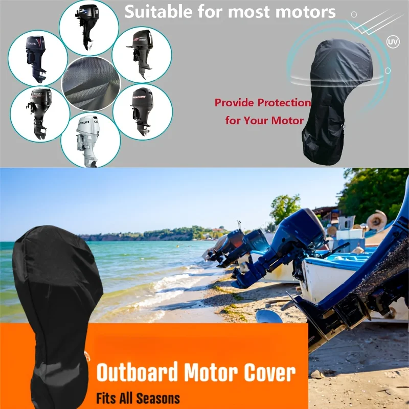 Outboard Motor Cover Waterproof - غطاء محرك خارجي للقوارب، غطاء واقٍ