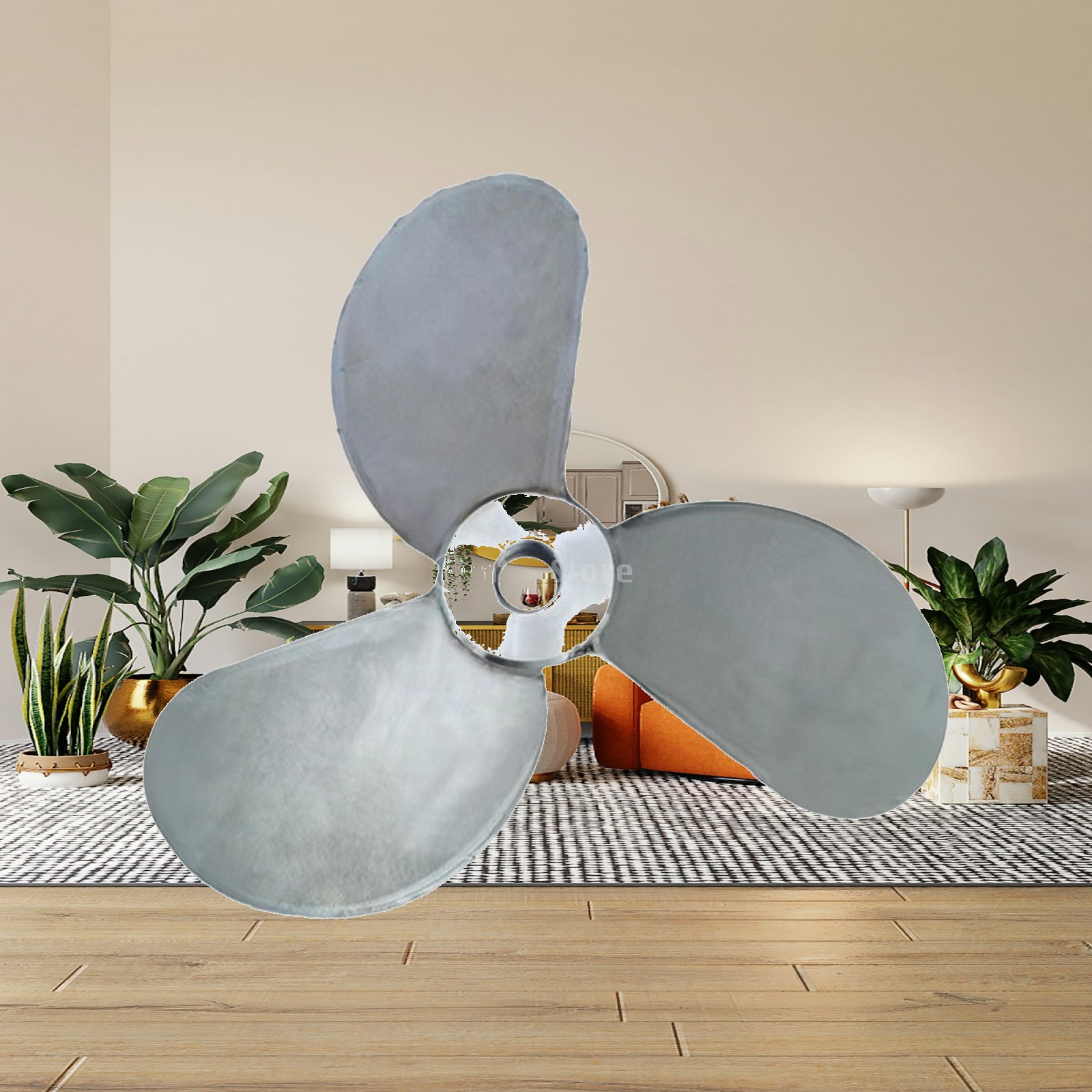 Outboard Motor Propeller Stainless - مروحة دفع للقوارب، مناسبة للمحركات الخارجية،