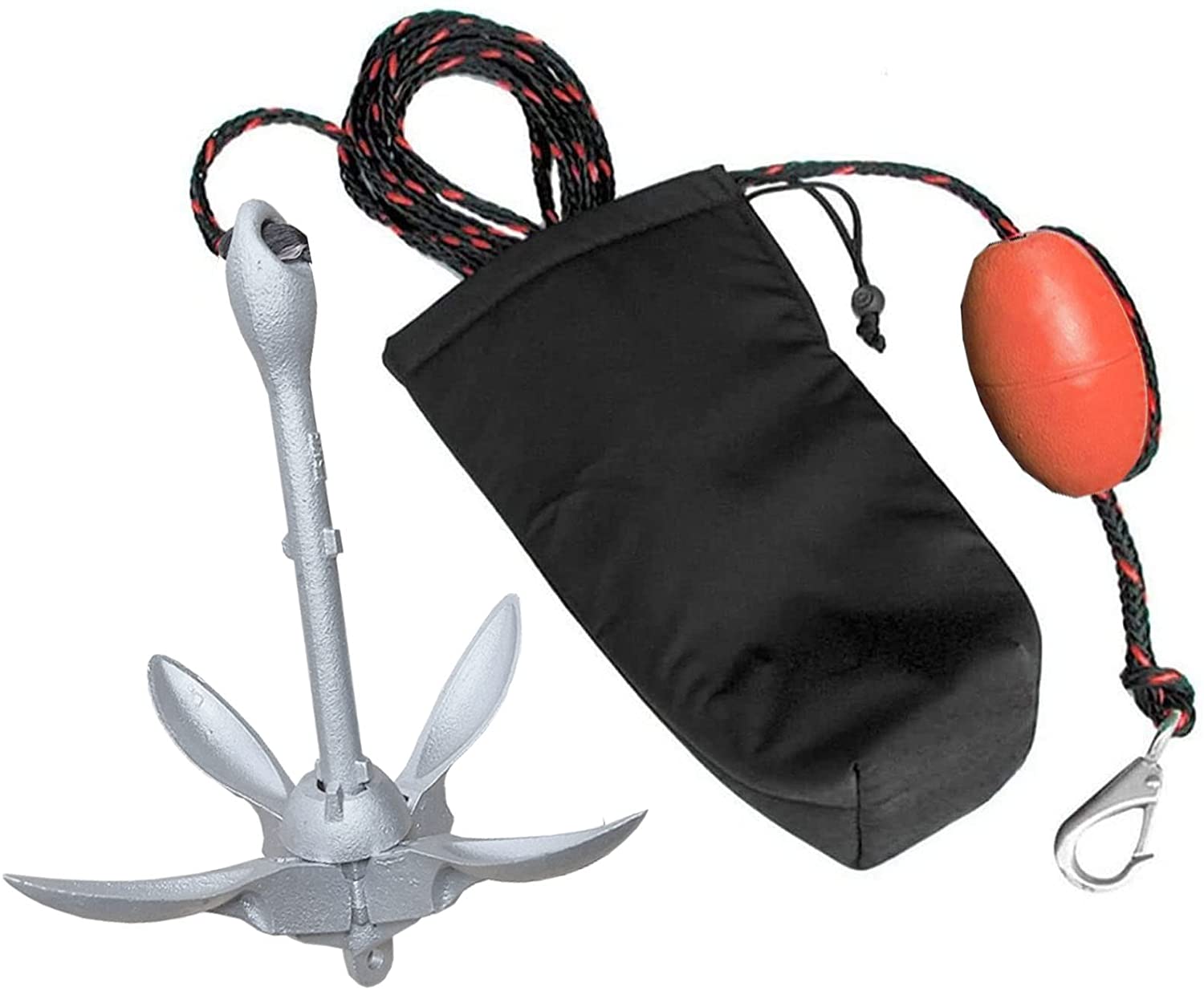 1.5 رطل 0.7 كجم البحرية قارب ك - مراجعة Boat Anchor Kit Galvanized وسعره