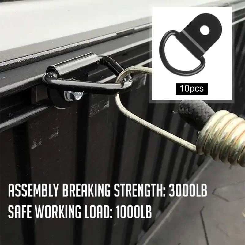 10-60 قطعة حلقات ربط على شكل D - مراجعة Boat Trailer Winch Strap وسعره