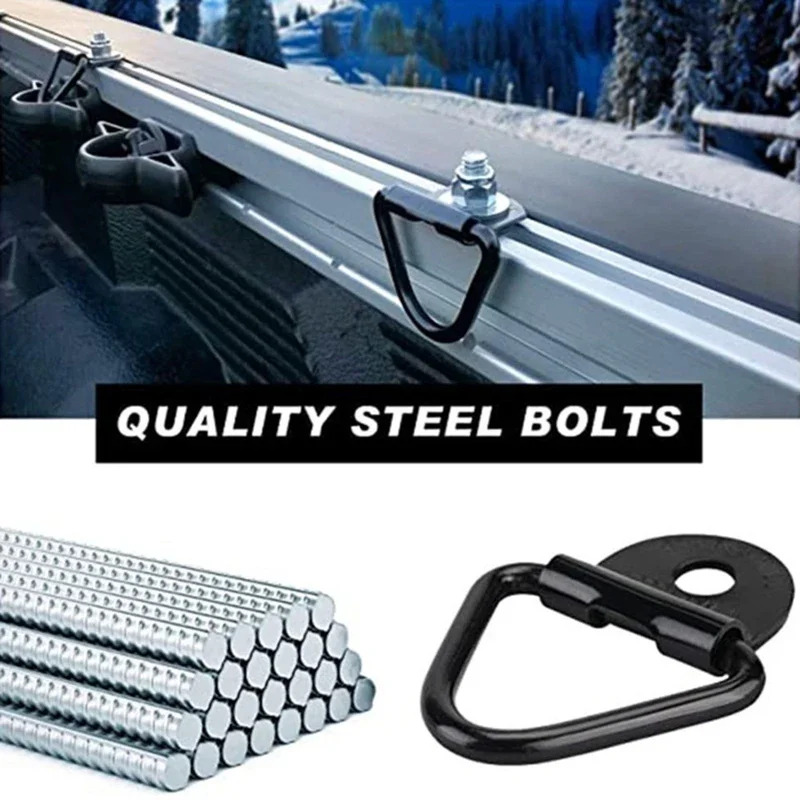 10-60 قطعة حلقات ربط على شكل D - مراجعة Boat Trailer Winch Strap وسعره