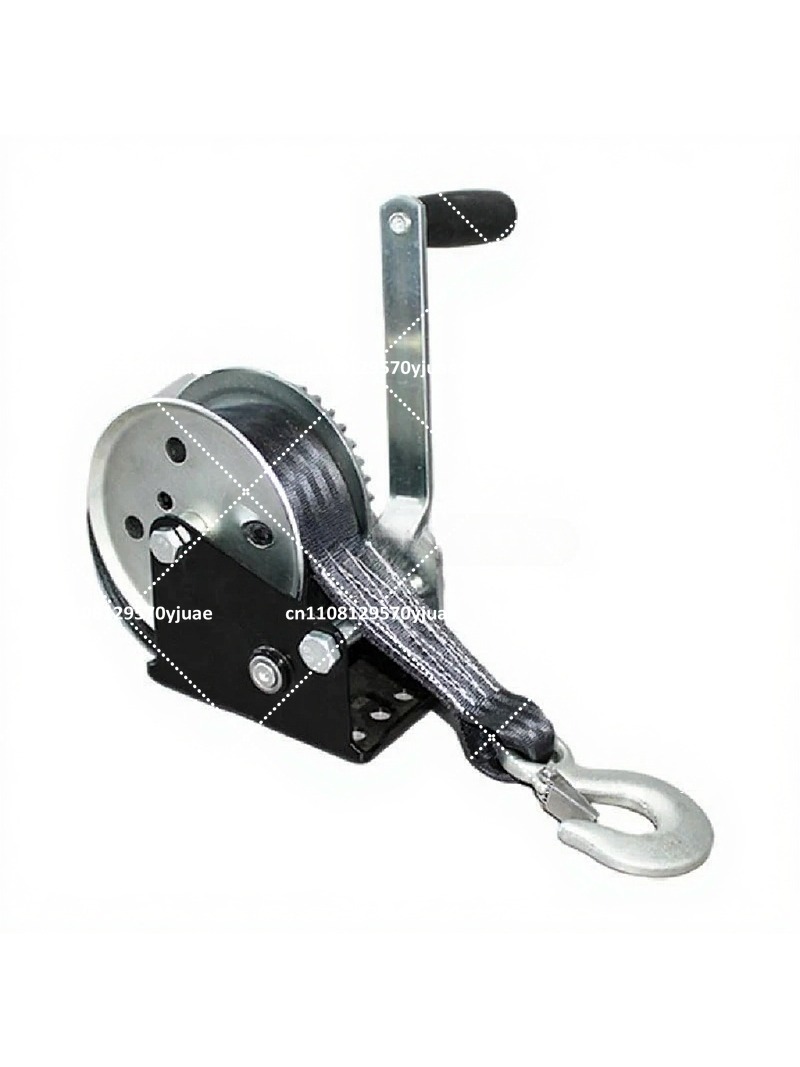 ونش يدوي بسرعتين لسحب القوارب  - مراجعة Boat Trailer Winch Strap وسعره