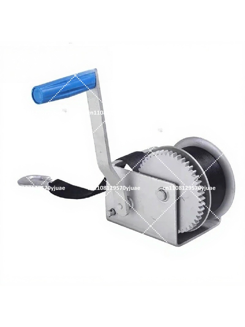 ونش يدوي بسرعتين لسحب القوارب  - مراجعة Boat Trailer Winch Strap وسعره