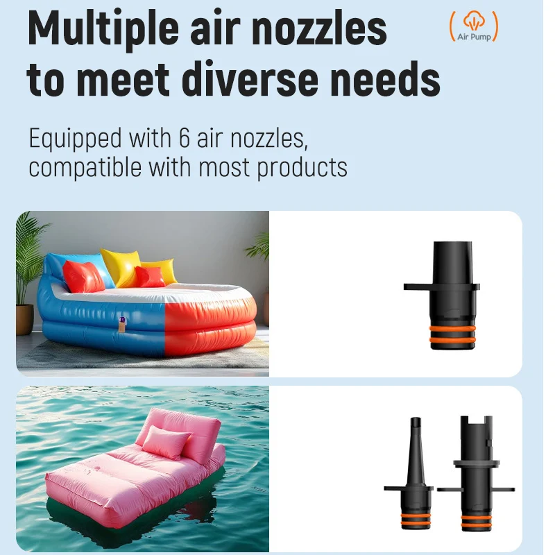 مضخة هواء كهربائية لاسلكية قاب - مراجعة Inflatable Boat Electric Pump وسعره