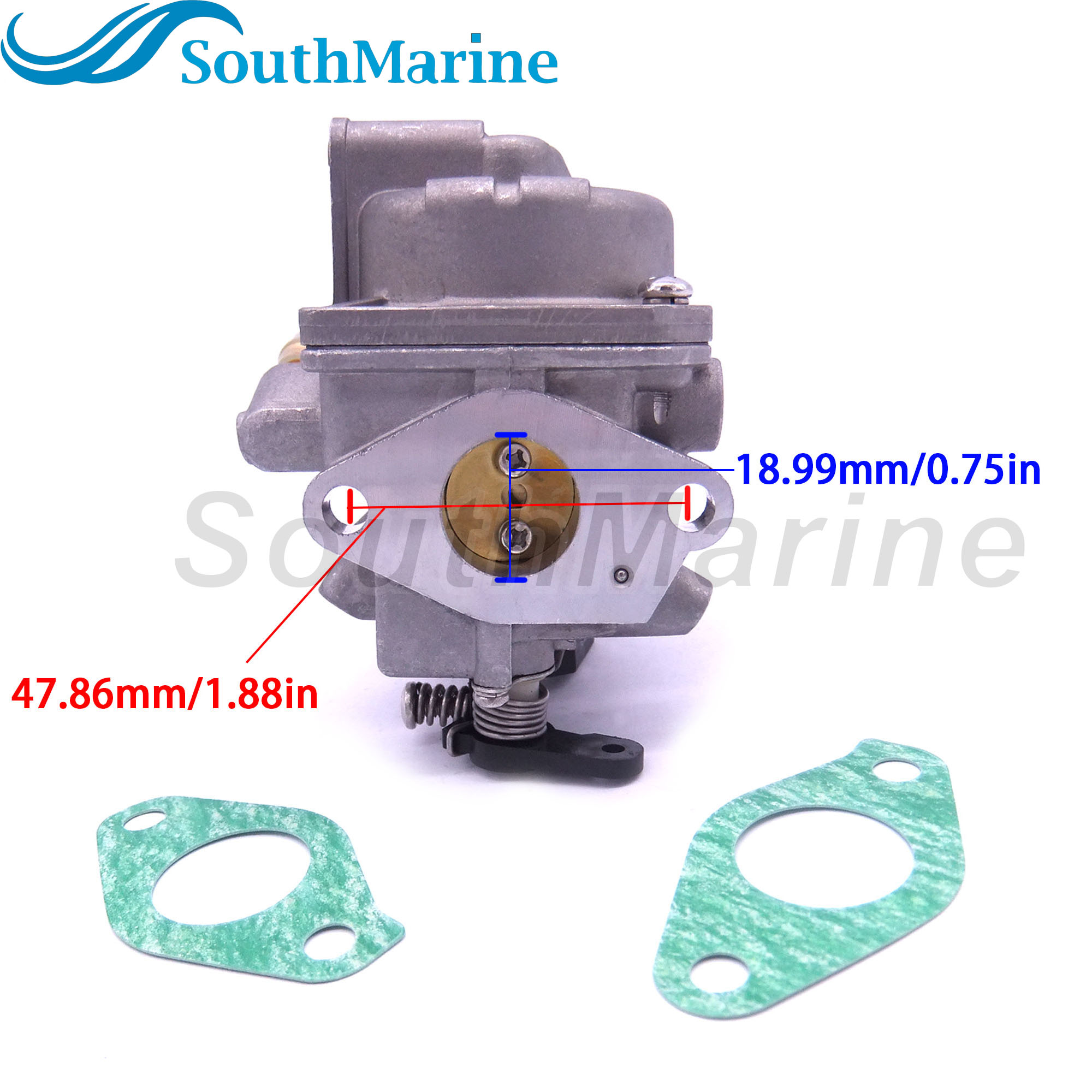 طوقا المكربن لمحرك القارب الخا - مراجعة Outboard Motor 6Hp 4 Stroke وسعره