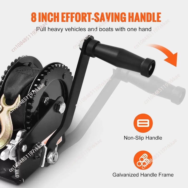 ونش يدوي بقدرة سحب 2500 رطل، و - مراجعة Boat Trailer Winch Strap وسعره