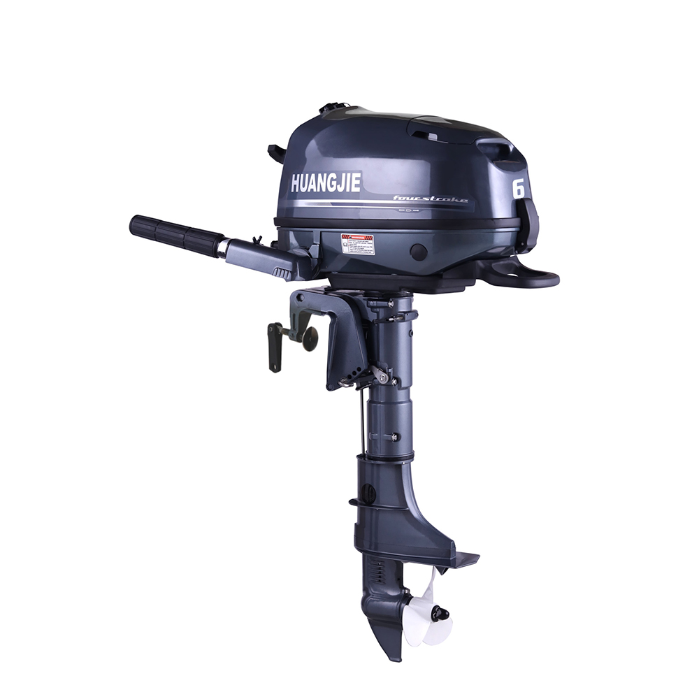 DDP Huangjie المحركات الخارجية - مراجعة Outboard Motor 6Hp 4 Stroke وسعره