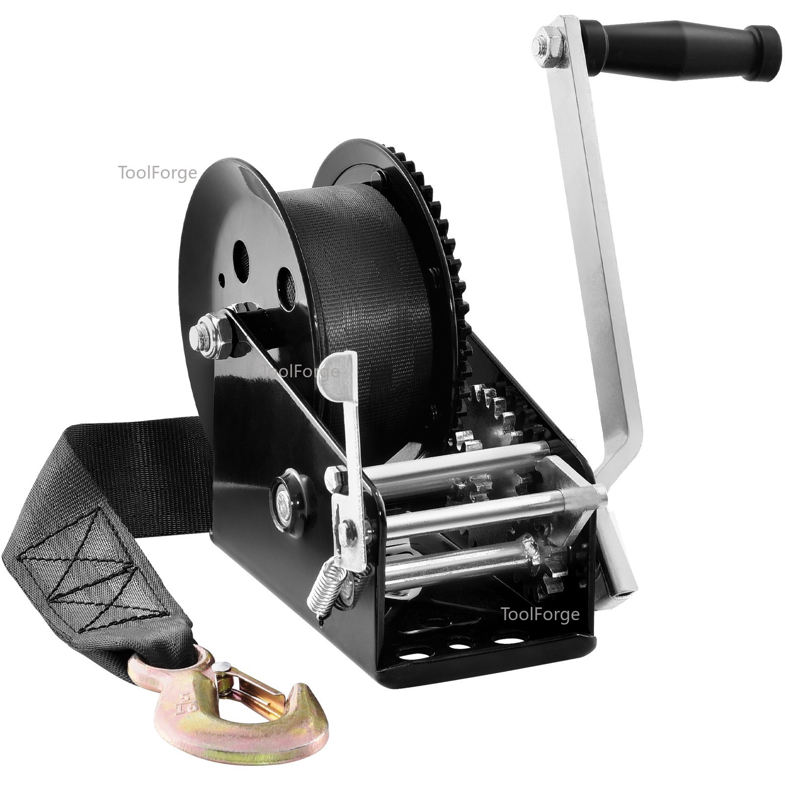 ونش يدوي بقدرة سحب 2500 رطل، و - مراجعة Boat Trailer Winch Strap وسعره