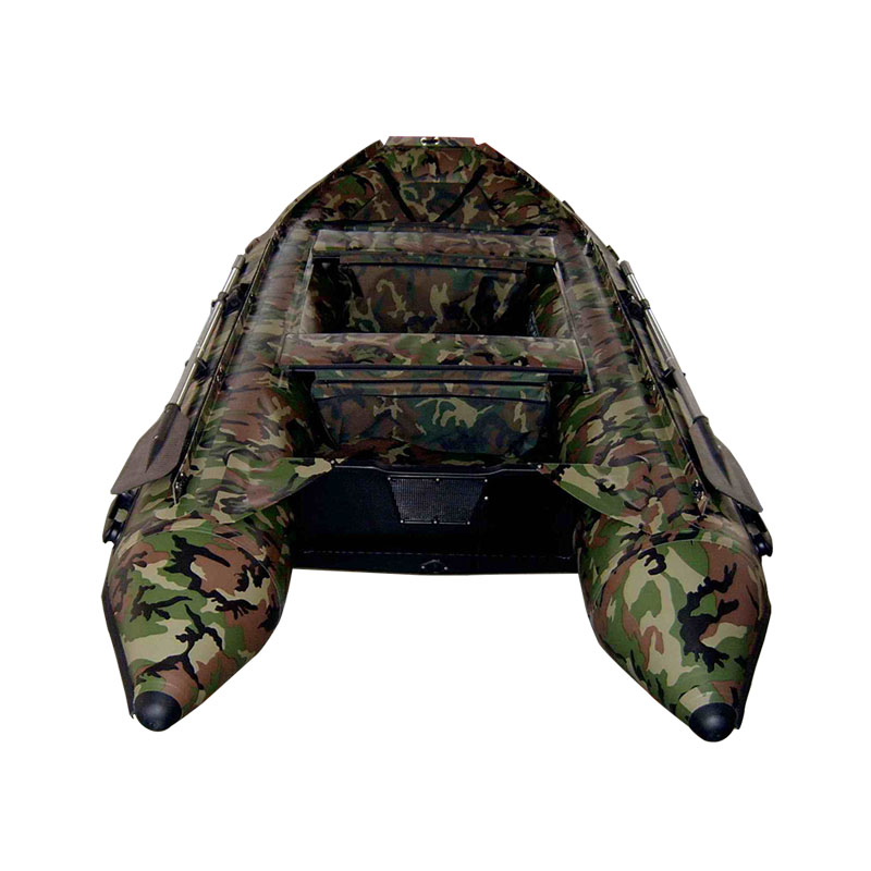 قارب مموّه قابل للنفخ مع خيمة  - مراجعة Inflatable Boat 3.3M Pvc وسعره