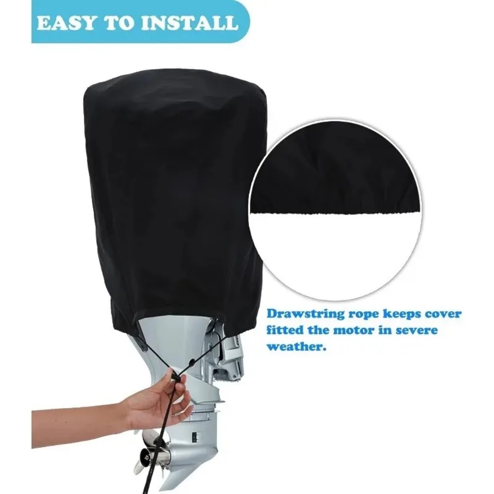 غطاء محرك قارب بحري مقاوم للما - مراجعة Outboard Motor Cover Waterproof وسعره