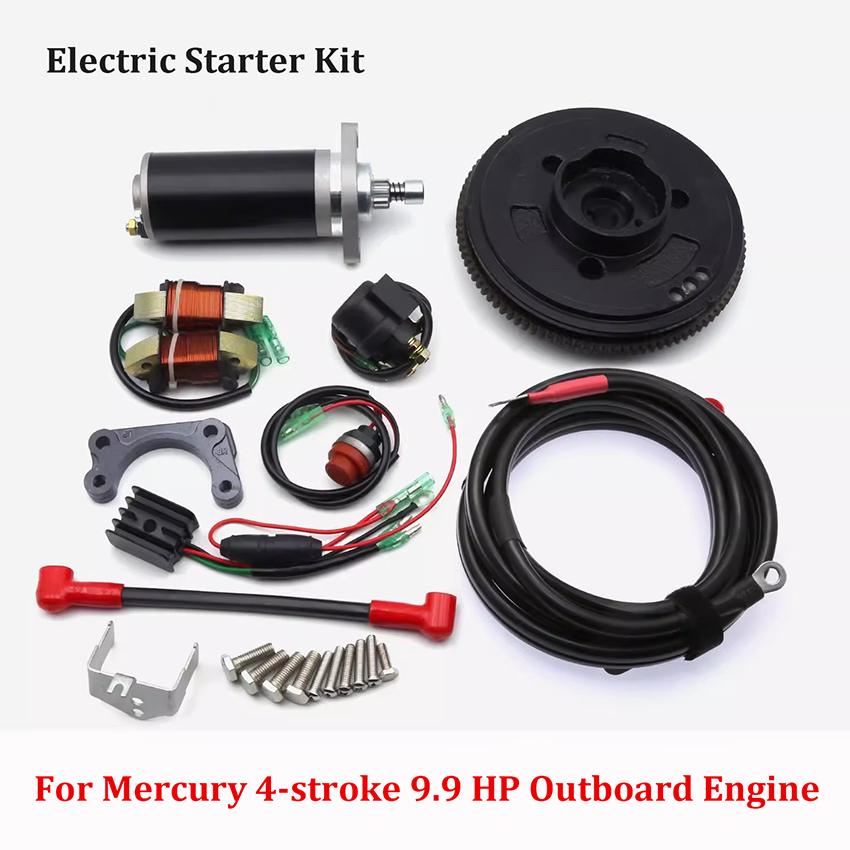 مجموعة أدوات تشغيل كهربائية لل - مراجعة Outboard Motor 9.9Hp 4 Stroke وسعره