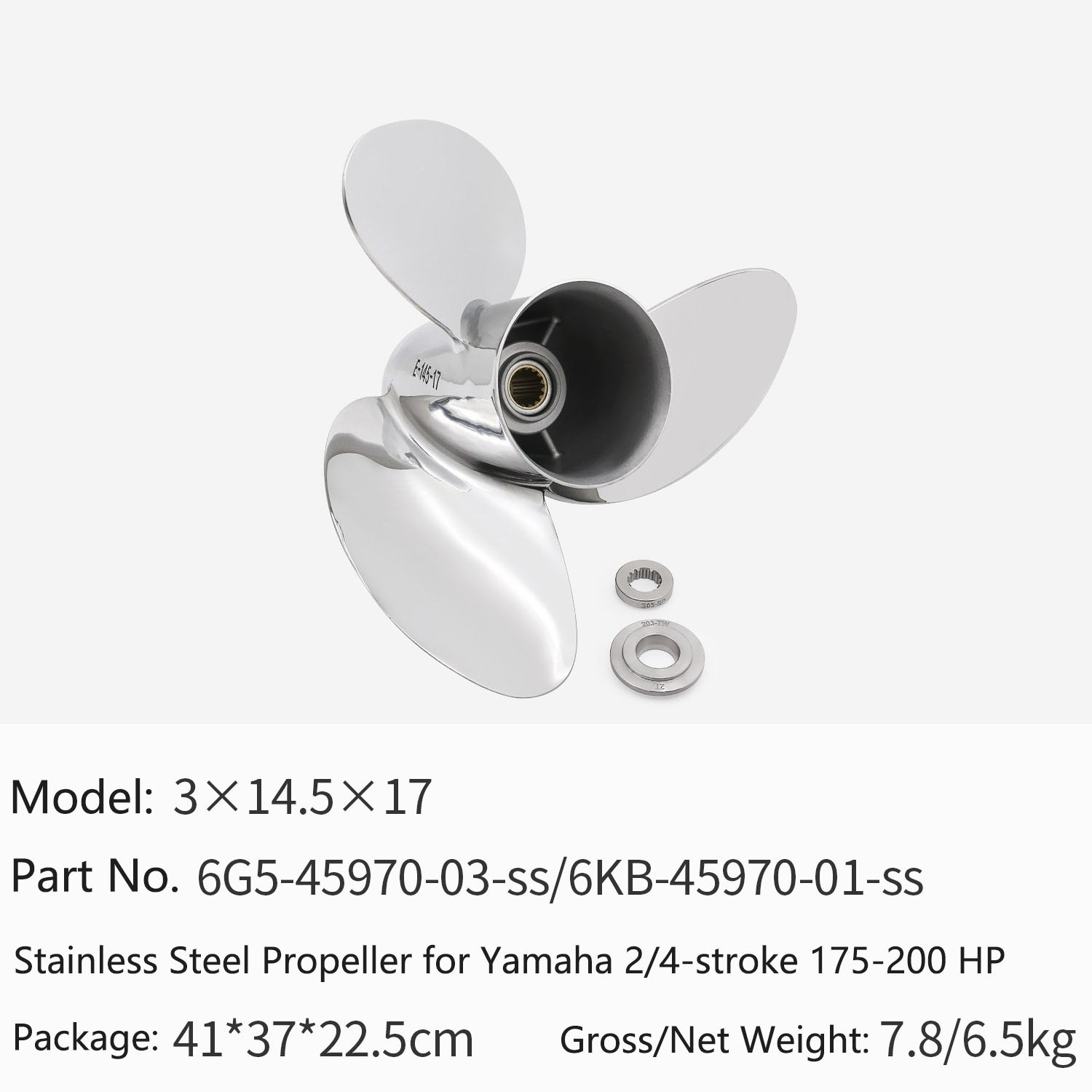مروحة دفع من الفولاذ المقاوم ل - مراجعة Outboard Motor Propeller Stainless وسعره