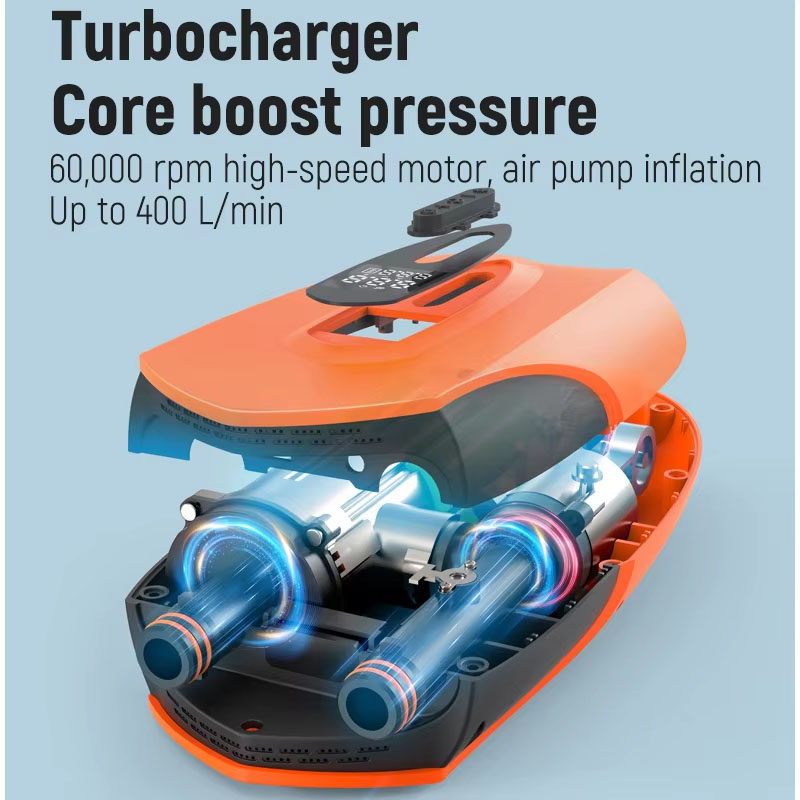 مضخة هواء كهربائية محمولة قابل - مراجعة Inflatable Boat Electric Pump وسعره