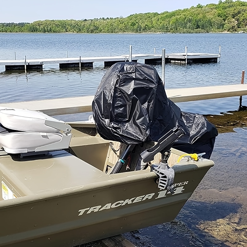 1 قطعة غطاء قارب المحرك PA مقا - مراجعة Outboard Motor Cover Waterproof وسعره