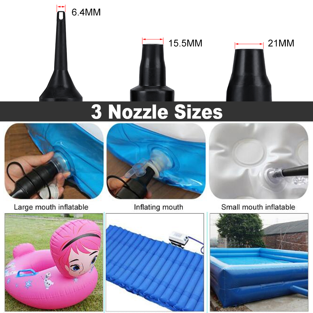 مضخة هواء كهربائية محمولة للسي - مراجعة Inflatable Boat Electric Pump وسعره