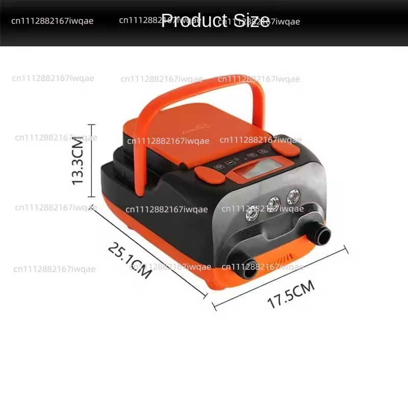 مضخة هواء كهربائية قابلة لإعاد - مراجعة Inflatable Boat Electric Pump وسعره