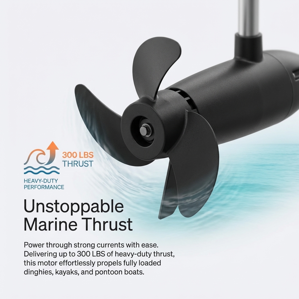 محرك كهربائي بدون فرشاة للقوار - مراجعة Electric Outboard Motor 3Hp وسعره