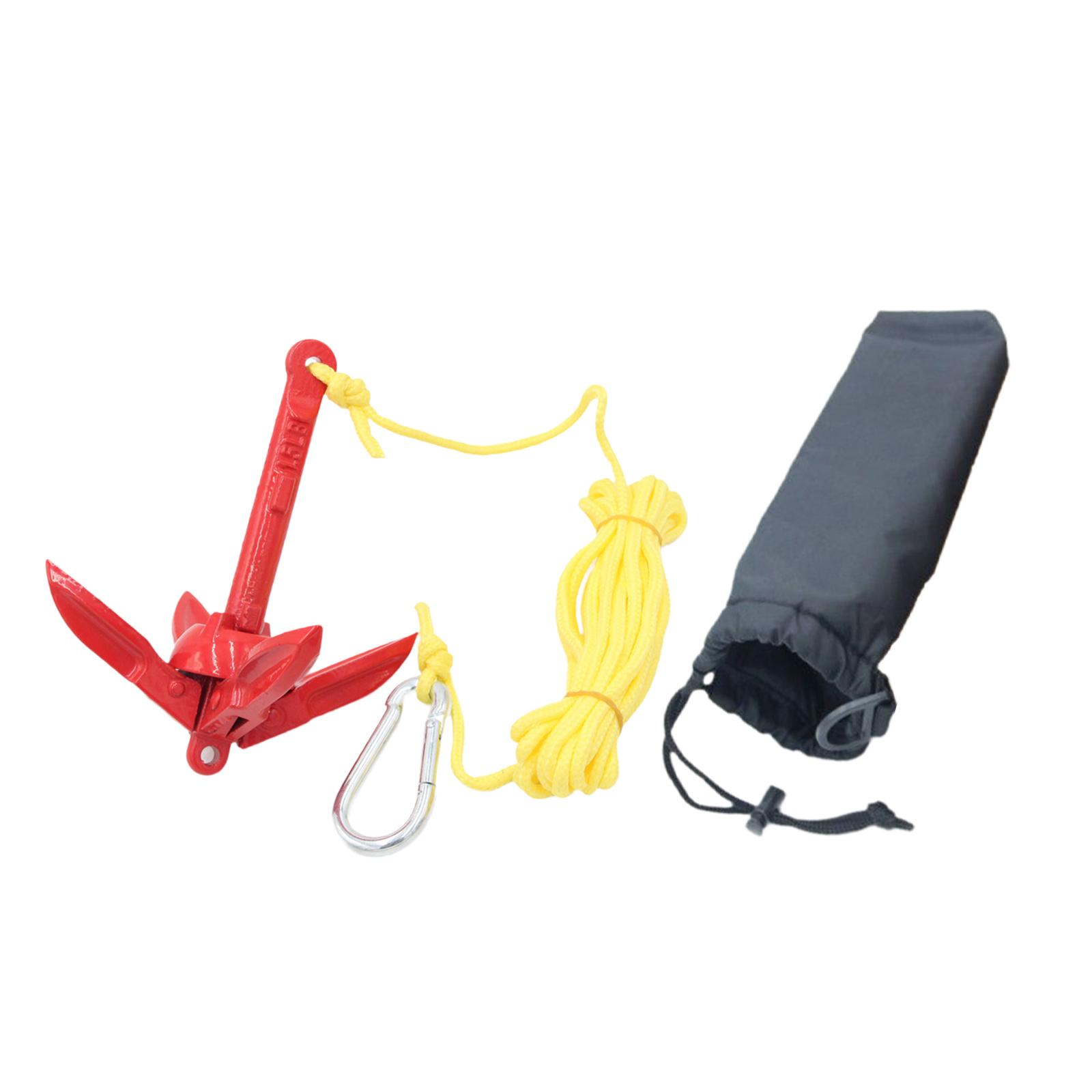 طقم مرساة بمخلب بحري مجلفن قاب - مراجعة Boat Anchor Kit Galvanized وسعره
