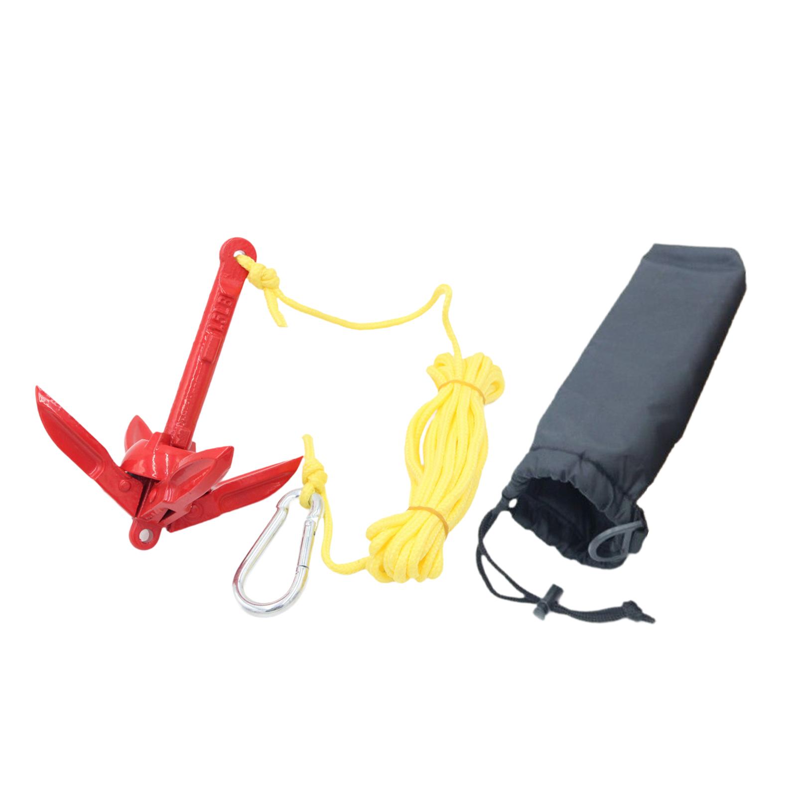 طقم مرساة بمخلب بحري مجلفن قاب - مراجعة Boat Anchor Kit Galvanized وسعره