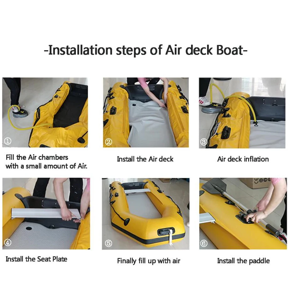 Luya-قارب قابل للنفخ مع مجموعة - مراجعة Inflatable Boat 3.3M Pvc وسعره
