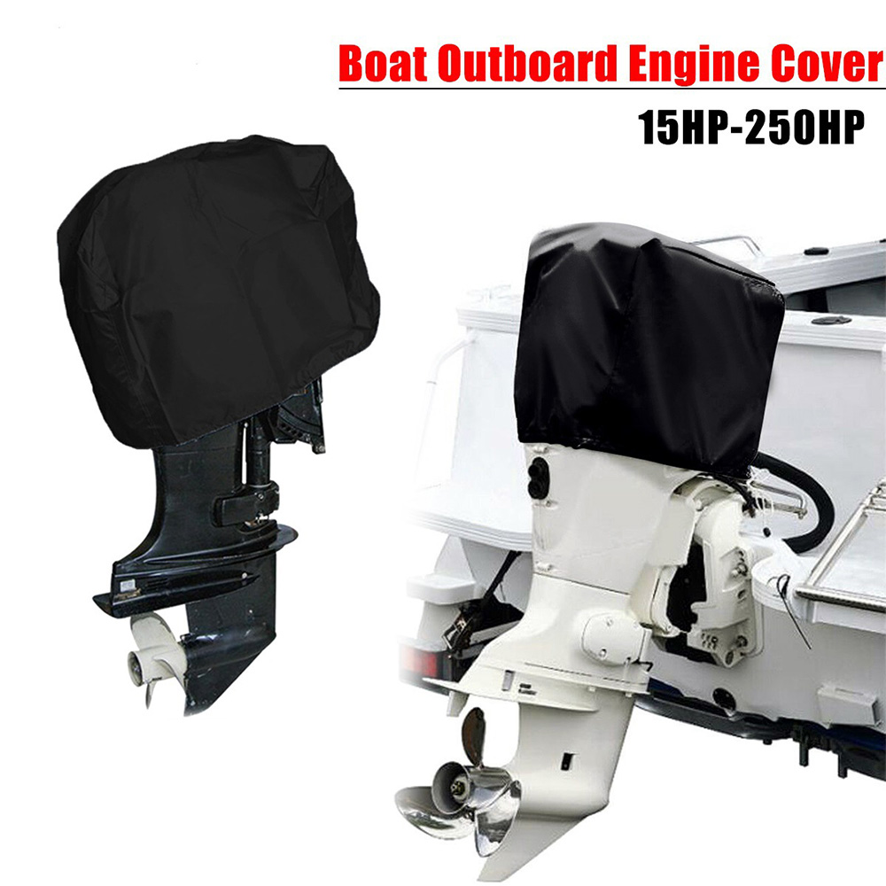 محرك غطاء قارب 15-250HP 210D م - مراجعة Outboard Motor Cover Waterproof وسعره