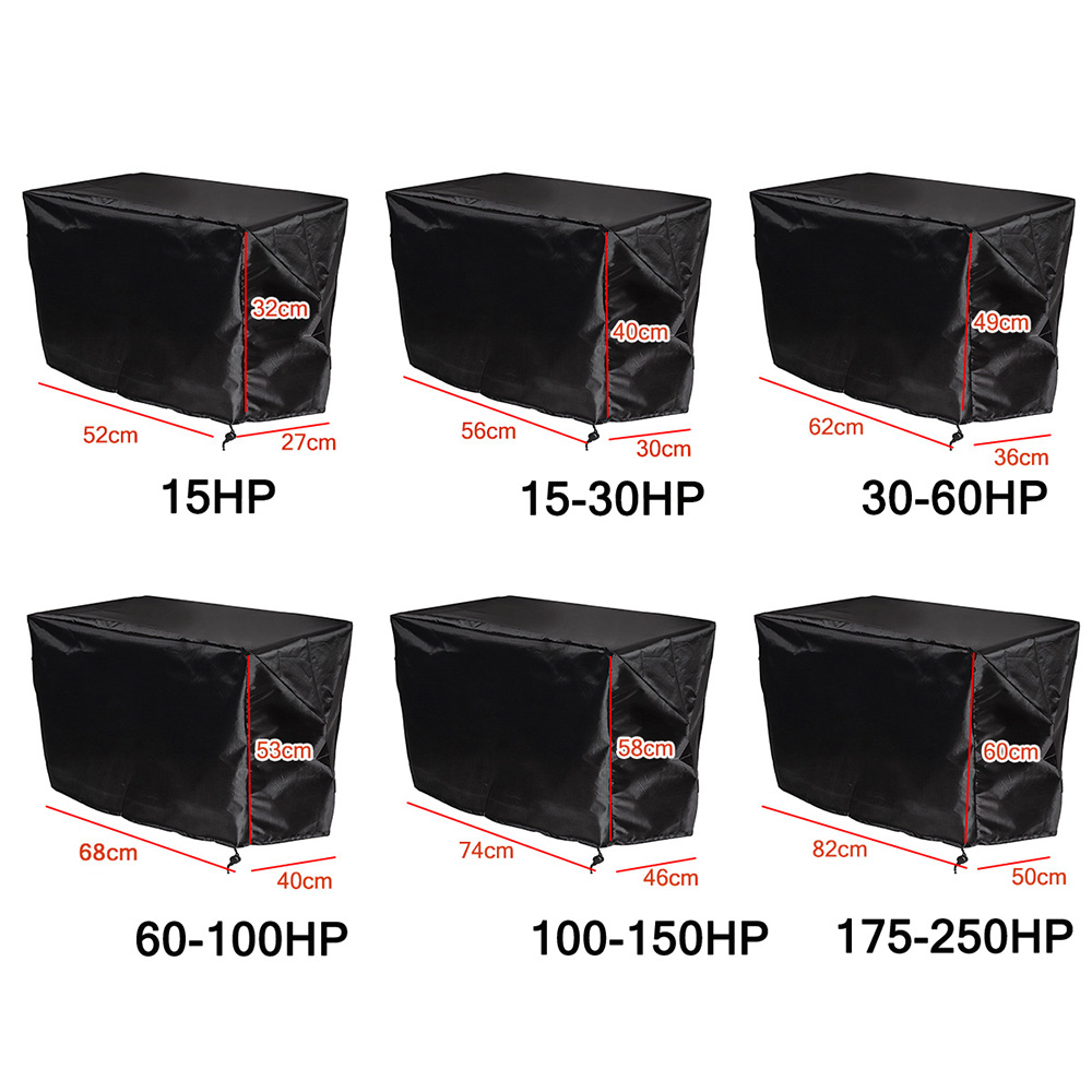 محرك غطاء قارب 15-250HP 210D م - مراجعة Outboard Motor Cover Waterproof وسعره
