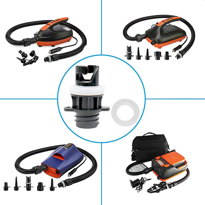 عرض جديد: 1/2/3 قطع محول صمام  - مراجعة Inflatable Boat Electric Pump وسعره