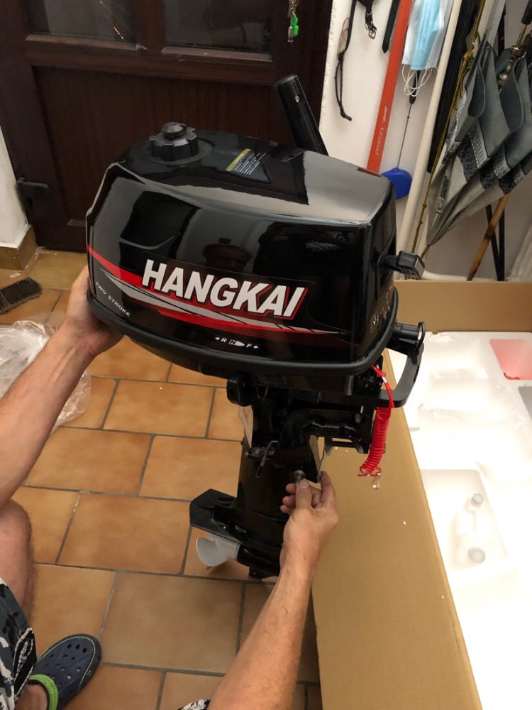 محركات قوارب HANGKAI الأكثر مب - مراجعة Electric Outboard Motor 3Hp وسعره