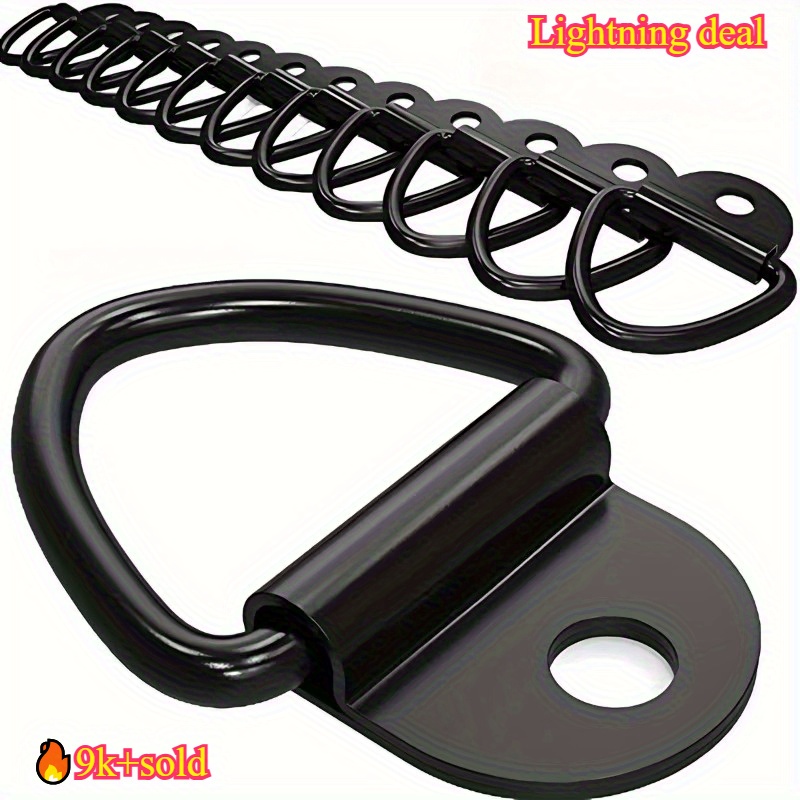 10 قطع من حلقات التثبيت الحديد - مراجعة Boat Trailer Winch Strap وسعره