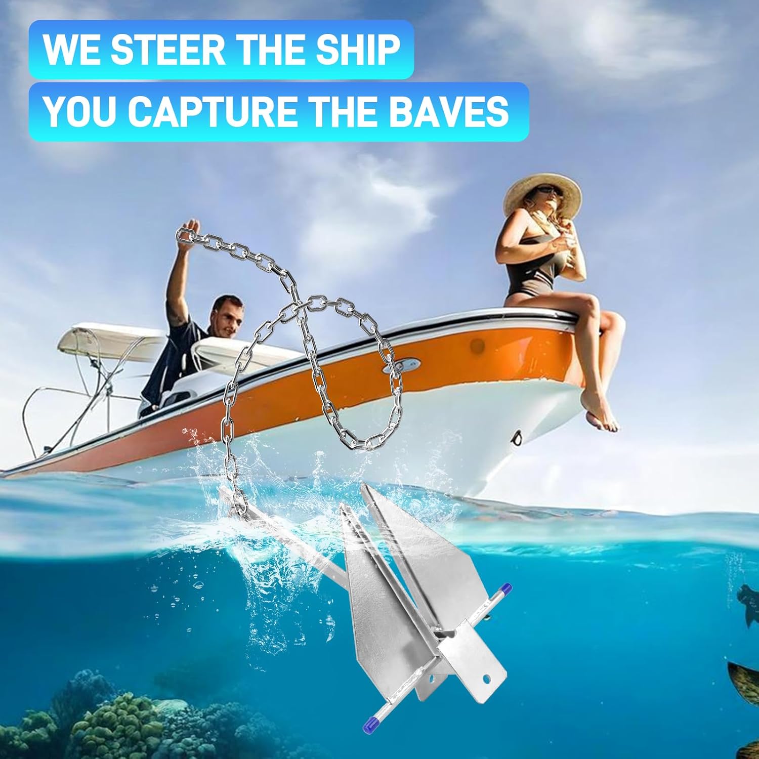 مجموعة مرساة قوارب شديدة التحم - مراجعة Boat Anchor Kit Galvanized وسعره