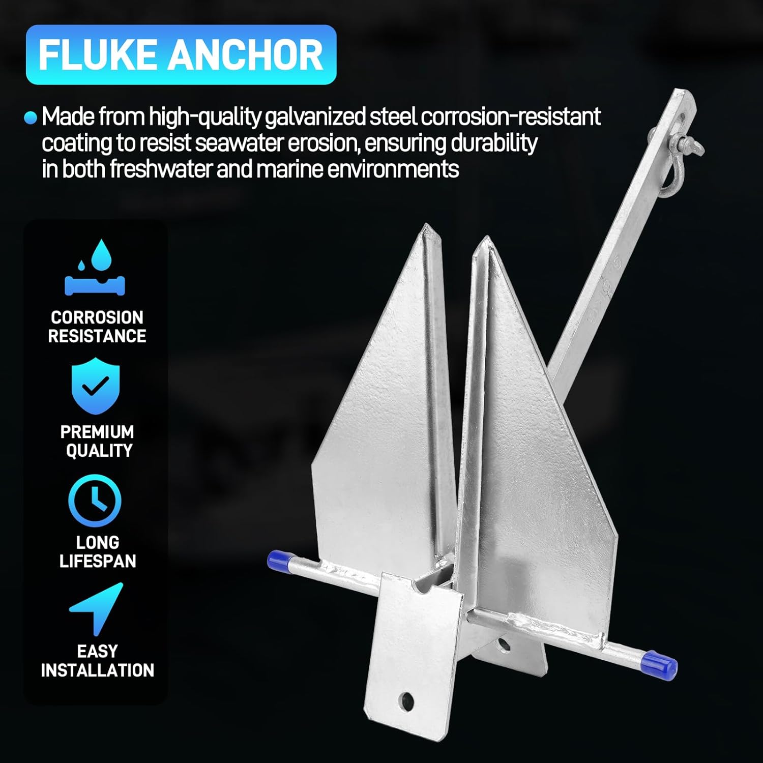 مجموعة مرساة قوارب شديدة التحم - مراجعة Boat Anchor Kit Galvanized وسعره