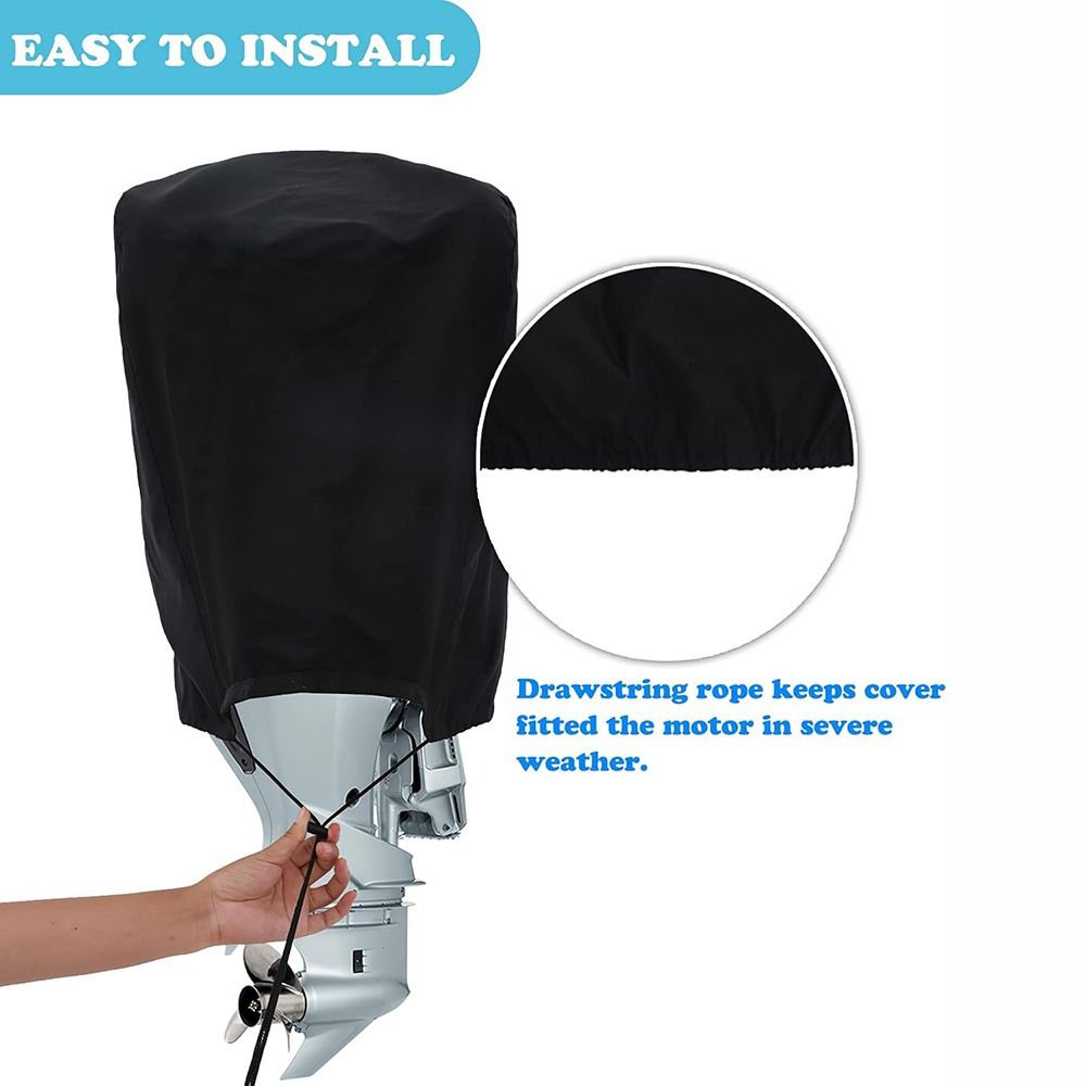 غطاء محرك خارجي كامل للقوارب ب - مراجعة Outboard Motor Cover Waterproof وسعره