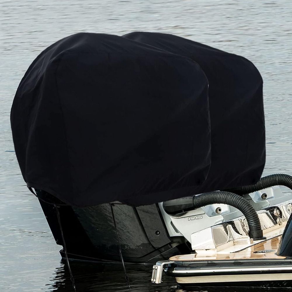 غطاء محرك خارجي كامل للقوارب ب - مراجعة Outboard Motor Cover Waterproof وسعره