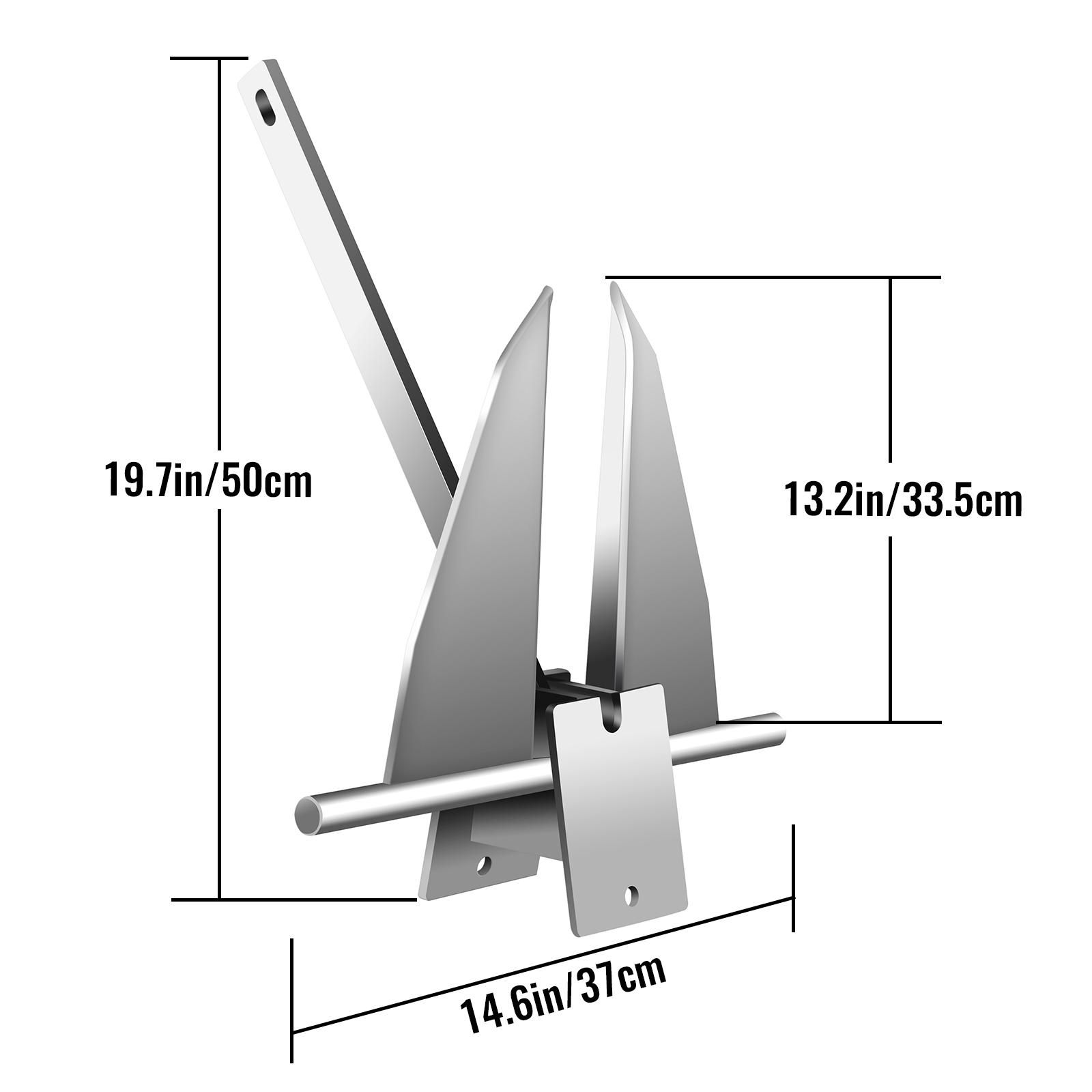 طقم مرساة من الفولاذ المجلفن ع - مراجعة Boat Anchor Kit Galvanized وسعره