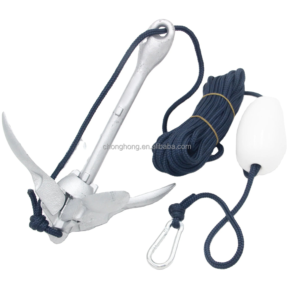 مرساة بحرية مجلفنة قابلة للطي  - مراجعة Boat Anchor Kit Galvanized وسعره