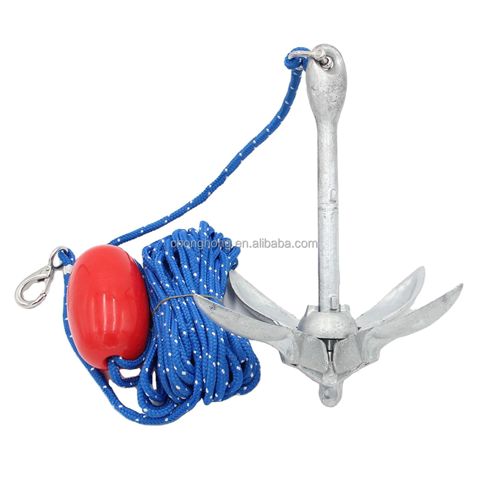 مرساة بحرية مجلفنة قابلة للطي  - مراجعة Boat Anchor Kit Galvanized وسعره