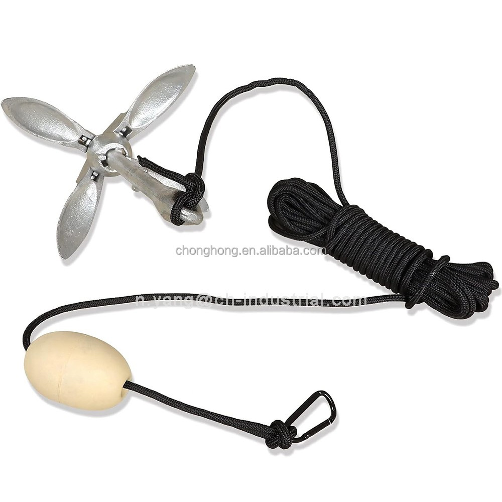 مرساة بحرية مجلفنة قابلة للطي  - مراجعة Boat Anchor Kit Galvanized وسعره