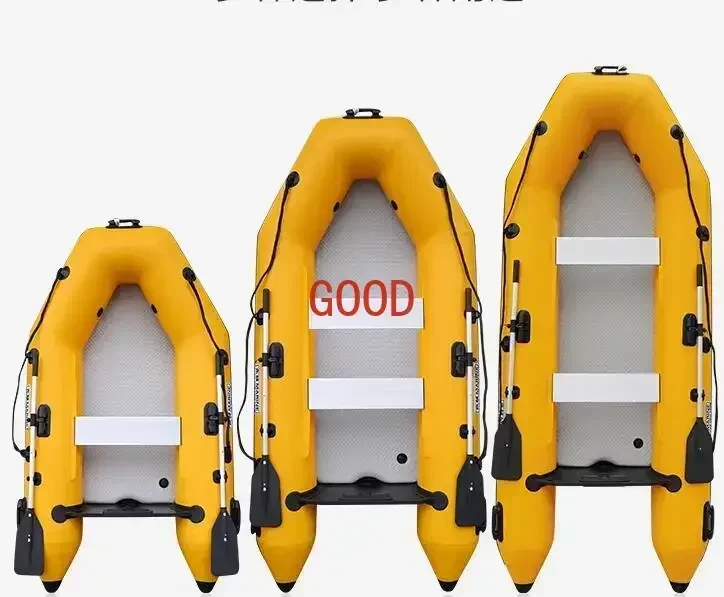 2.3 ~ 3.3 متر قارب قابل للنفخ  - مراجعة Inflatable Boat 3.3M Pvc وسعره