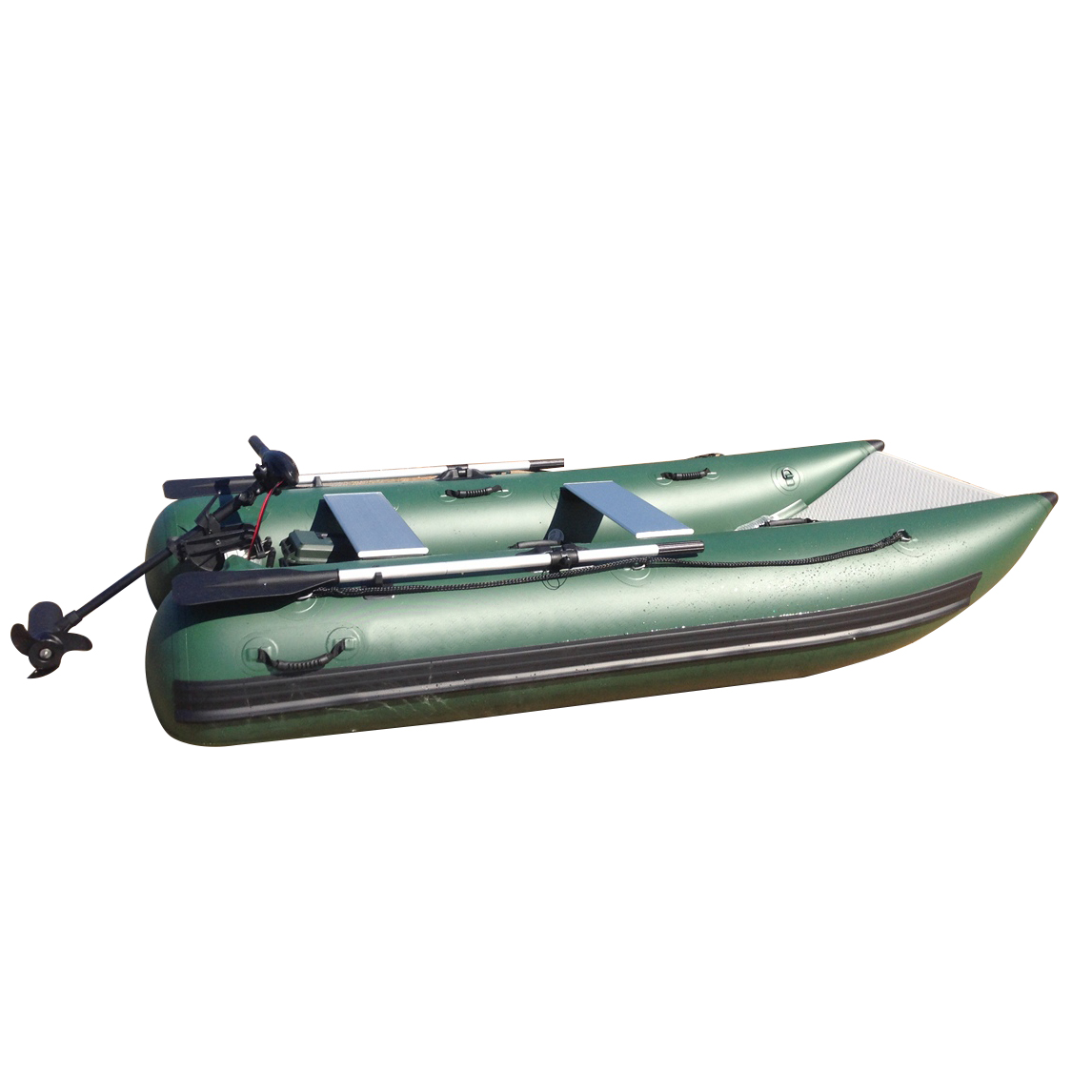 قارب كاتاماران قابل للنفخ بطول - مراجعة Inflatable Boat 3.3M Pvc وسعره
